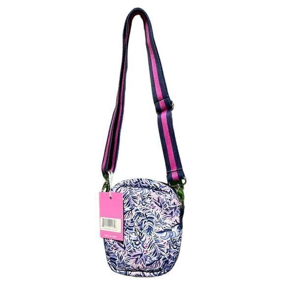 NWT Simply Southern Neoprene Leaf Print Large and Mini Crossbody Purse Set - Picture 7 of 8